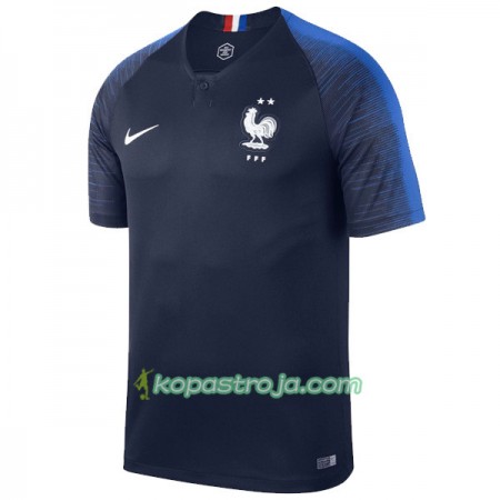 Billiga Fotbollströjor VM 2018 Champions Frankrike 2 Star Hemma tröja Kortermet